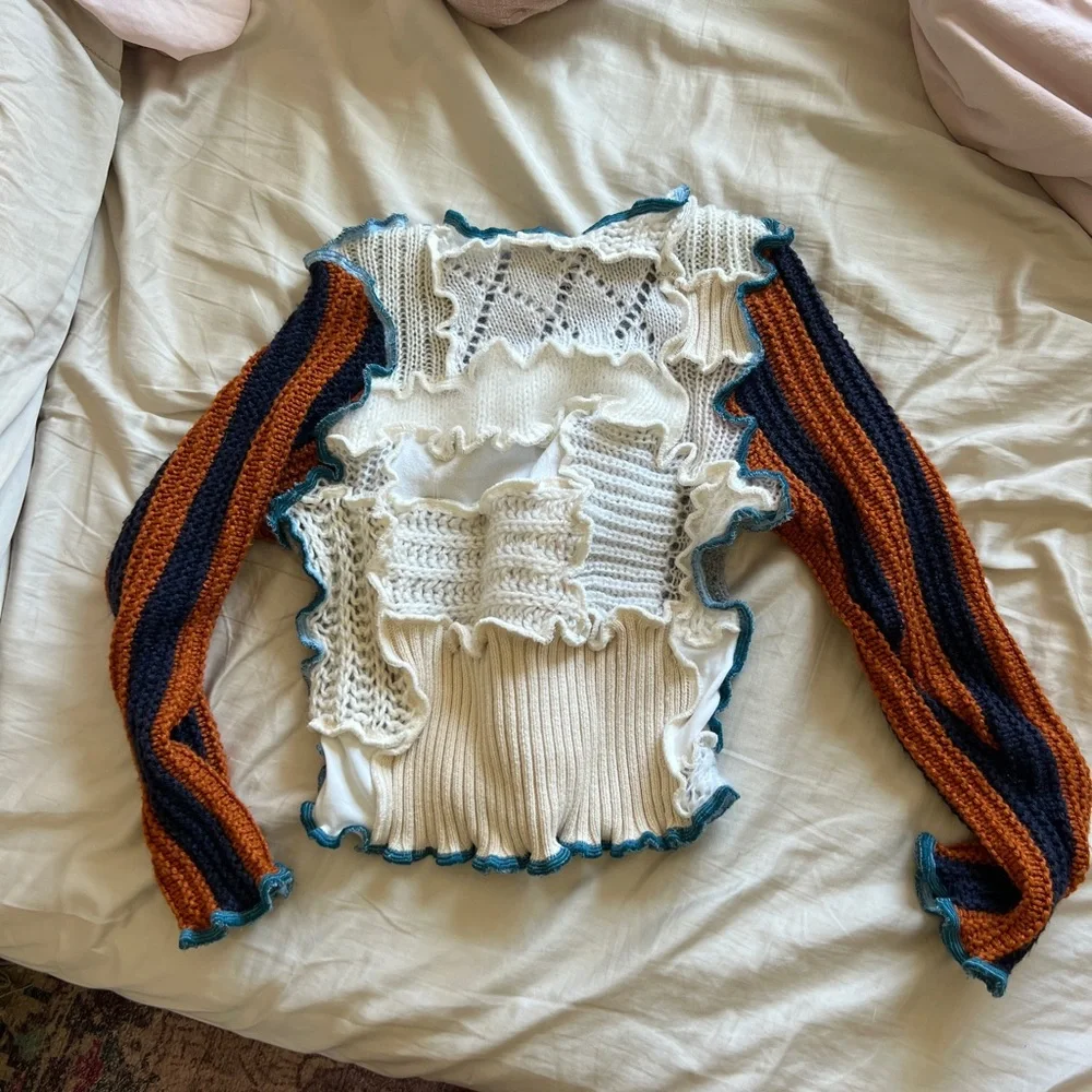 rua carlota patchwork sweater - Picture 1 of 4